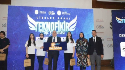 Öğrencilerin ‘Teknofikir’ projeleri ödüle layık görüldü
