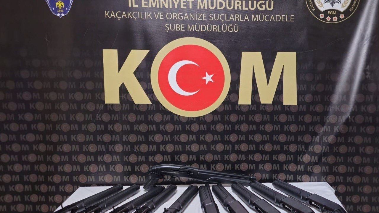 Karaman’da 1 haftada 13 ruhsatsız silah ele geçirildi