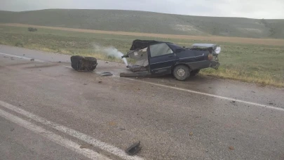 Tırla otomobil çarpıştı: 1 ölü