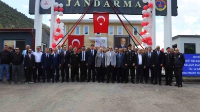 Kazancı Jandarma Karakol Komutanlığı ile lojman binası hizmete açıldı