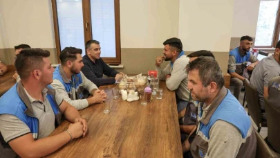 Başkan Özdoğan, bayram mesaisi yapan ekiplere teşekkür etti
