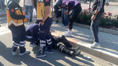 Karaman'da Motokurye Kazası: Sürücü Yaralandı