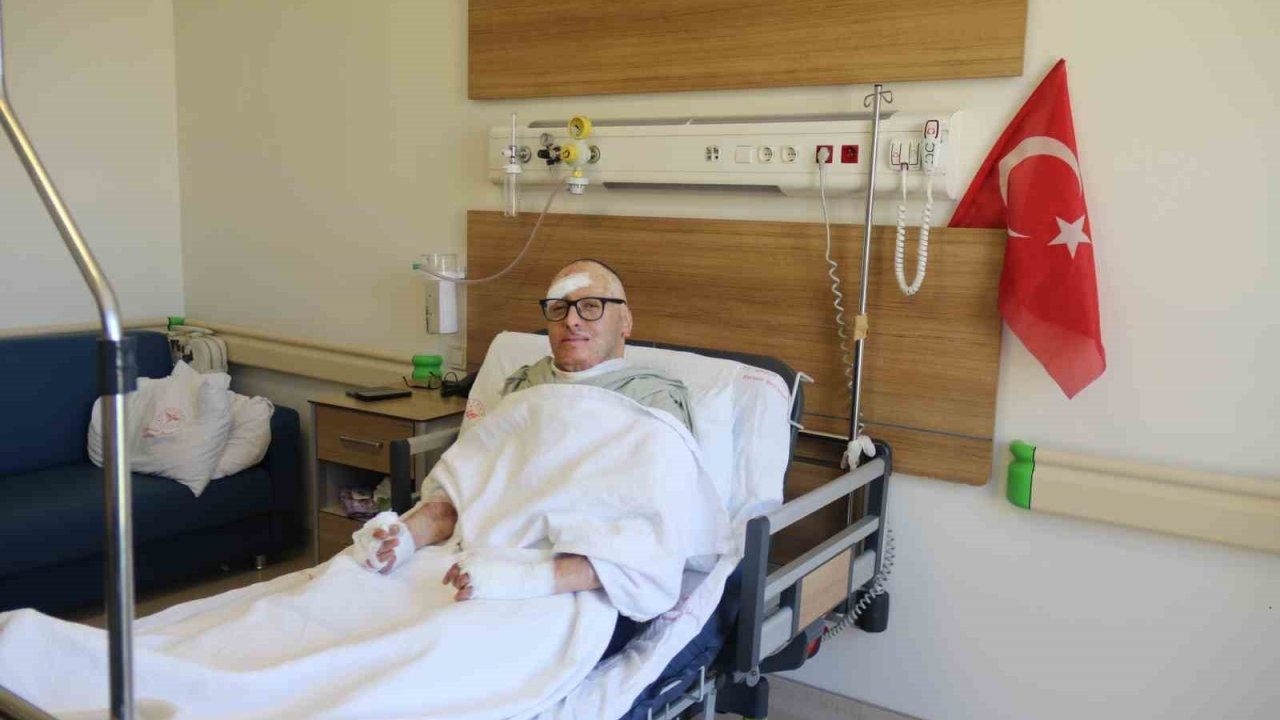 6 bin voltluk akıma kapılıp ölümden dönen Azerbaycanlı mühendis Eskişehir’de tedavi oldu