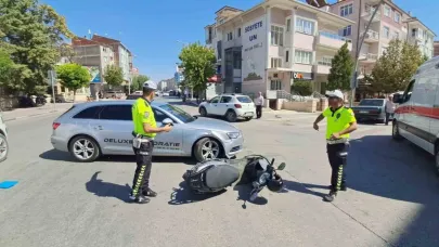 Karaman’da gurbetçi sürücünün karıştığı kazada 1 kişi yaralandı
