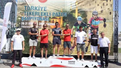 Karaman’da Tekerlekli Paten Türkiye Şampiyonası Sona Erdi