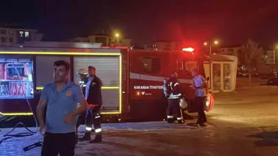 Karaman’da Piknik Tüpü Alev Aldı, Apartmanda Panik Yaşandı