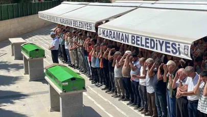 İki çocuk annesi Emine hemşireye son görev