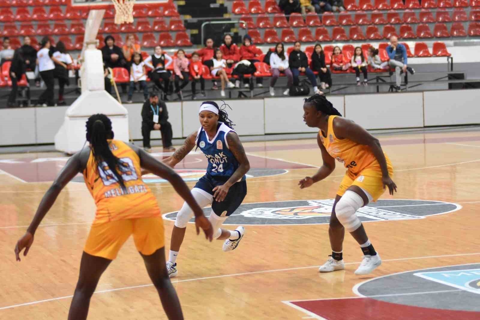 TKBL: Melikgazi Kayseri Basketbol: 76-Emlak Konut: 84-1
