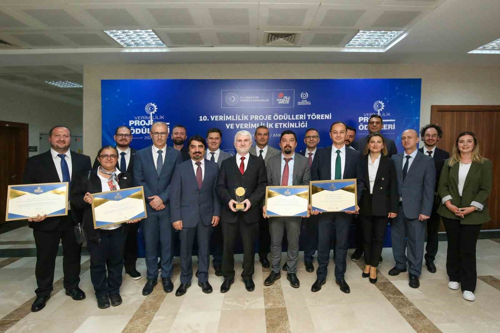 TEI'ye verimlilikte 4 ödül birden-2