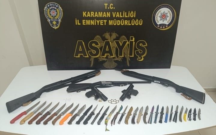 Karaman’da aranan 12 kişi tutuklandı-1