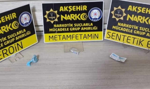 Akşehir'de uyuşturucu operasyonu: 7 gözaltı