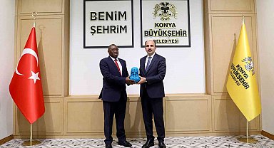 Kenya Büyükelçisi Boiyo ile Başkan Altay bir araya geldi