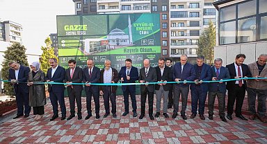 Meram'da Gazze sosyal tesisi ve cami hizmete açıldı