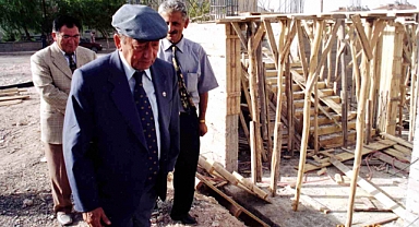 VALİ AKAN, HUZUREVİ EK BİNASI VE LİSE İNŞAATINDA İNCELEMELERDE BULUNDU