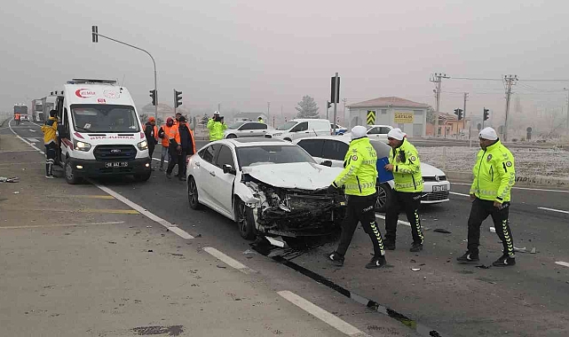 Aksaray'da taziye dönüşü kaza: 4 yaralı