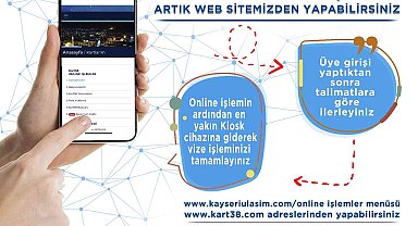 Büyükşehir'den online "abonman kart" yükleme hizmeti