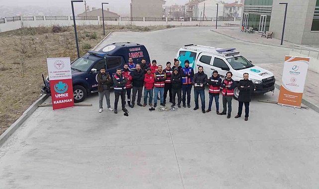 Karaman'da UMKE İHA timi kuruldu