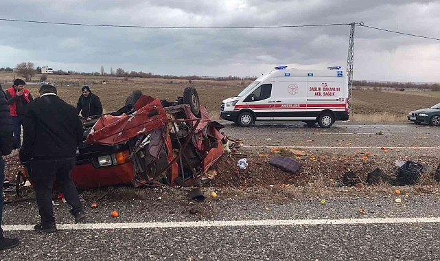 Konya'da 3 ayrı kazada 5 kişi yaralandı