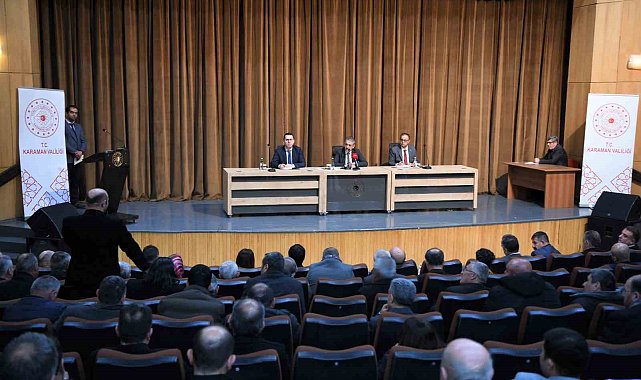 Karaman'da İl İdare Şube Başkanları toplantısı gerçekleştirildi