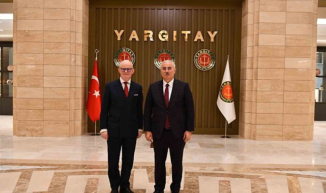Yargıtay Başkanı Akarca, İngiltere Başsavcısı Hill ve beraberindeki heyeti kabul etti