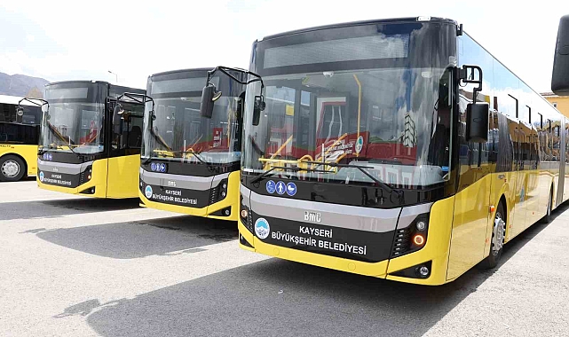 Büyükşehir'in 12 yeni otobüsü görücüye çıkıyor