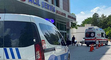 Devrilen motosikletin sürücüsü yaralandı
