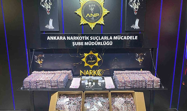 Ankara'da 4 milyon lira değerinde uyuşturucu madde ele geçirildi