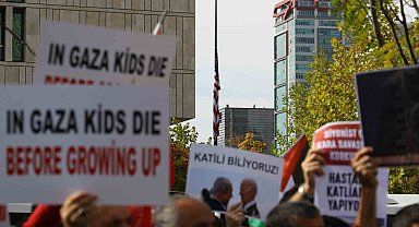 ABD, Ankara Büyükelçiliği önünde protesto edildi