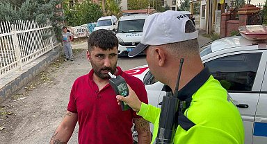 Aksaray'da şüpheli-polis kovalamacası