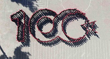 Amasya'da 400 öğrenci "100.Yıl Marşı"nı seslendirdi
