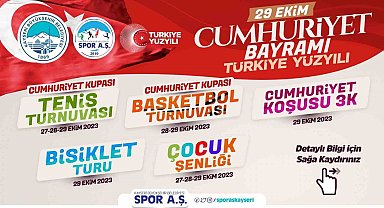 Büyükşehirde cumhuriyet coşkuyla kutlanıyor