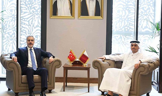 Dışişleri Bakanı Fidan, Katarlı mevkidaşı Abdurrahman Al Thani ile görüştü