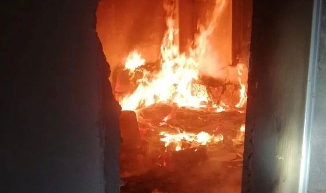 Elazığ'da korkutan yangın