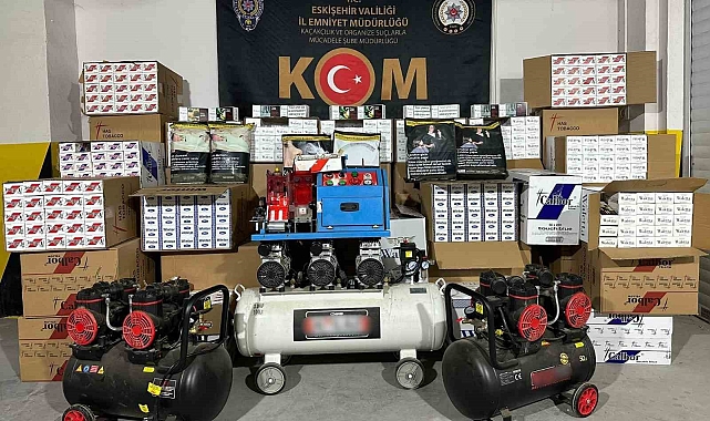 Kaçak sigara bulunduran şahsa polis işlem yaptı