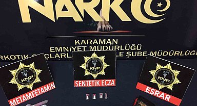 Karaman'da uyuşturucudan 2 şüpheli tutuklandı
