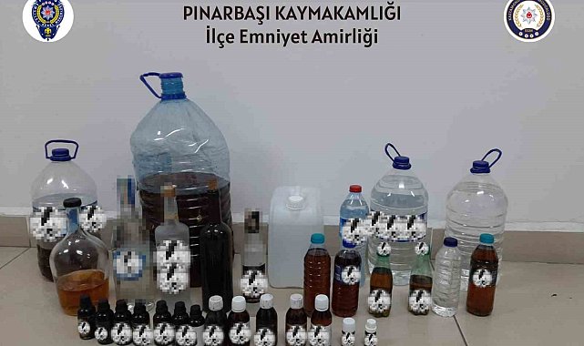 Kastamonu'da sahte alkol operasyonu düzenlendi