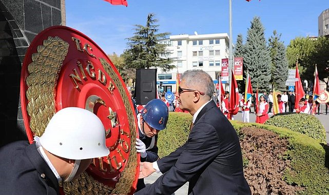 Niğde'de Cumhuriyet Bayramı kutlamaları başladı