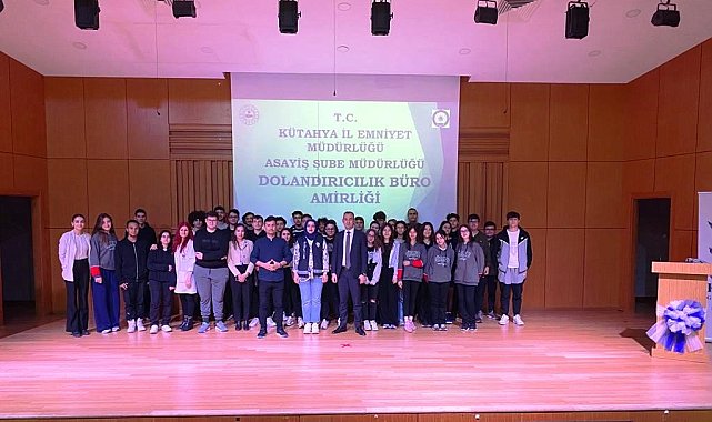 Öğrencilere dolandırıcılık ve korunma yöntemleri anlatıldı
