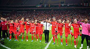 Şampiyon Ampute Futbol Milli Takımının daireleri teslim edilecek