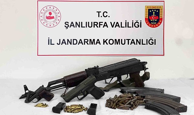 Siverek'te çok sayıda silah ve esrar ele geçirildi