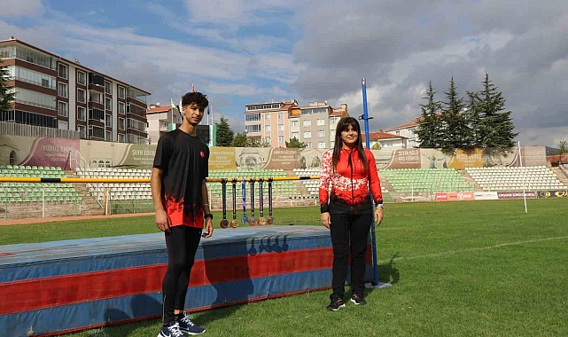Yaş grubunun üzerinde girdiği yarışmada ikinci oldu, hedefi olimpiyatlar