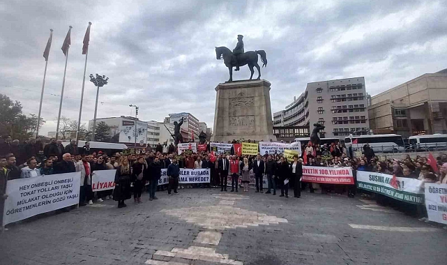 Atanmayan öğretmenler Ankara'da eylem yaptı