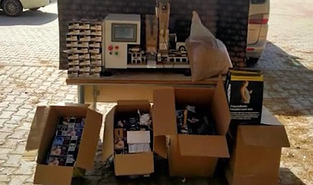 Kayseri 'de 20 bin adet dolu makaron ele geçirildi