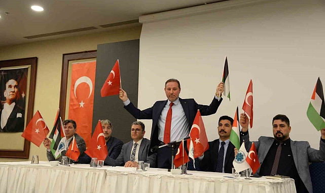 KONESOB Başkanlar Kurulu Toplantısında İsrail'e tepki