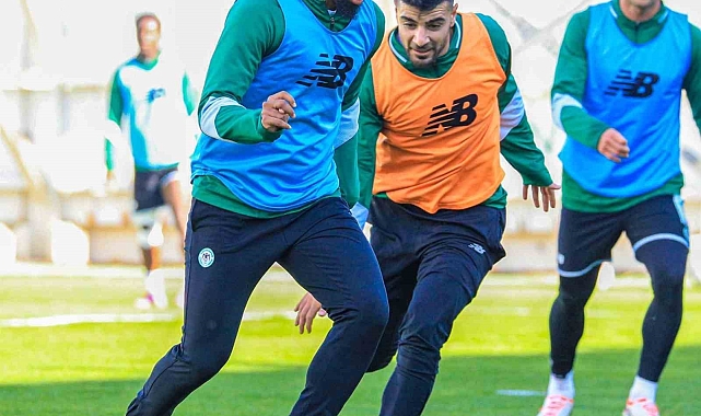Konyaspor, Alanyaspor maçı hazırlıklarını sürdürdü