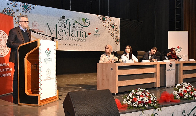 Anadolu Mektebinin Öğrencileri, 750’inci Vuslat Yıl Dönümünde Mevlânâ'yı Anlattı