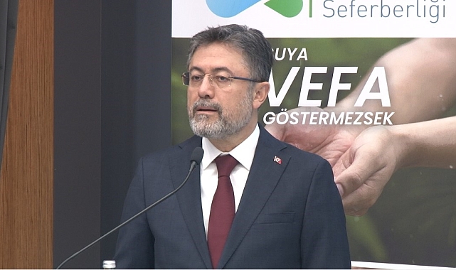 Bakan Yumaklı: "Su kayıplarının yüzde 25 oranına düşürülmesini hedefliyoruz"
