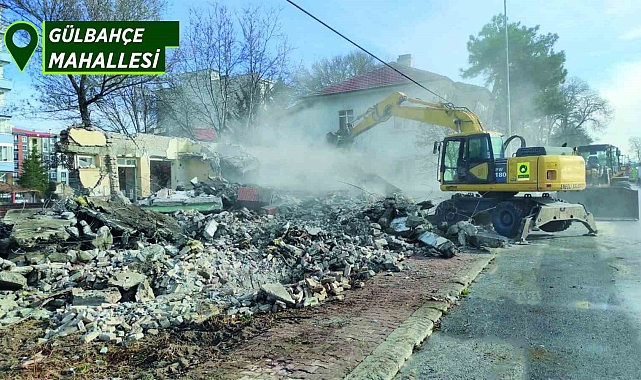 Ereğli ilçesinde metruk binalar yıkılıyor