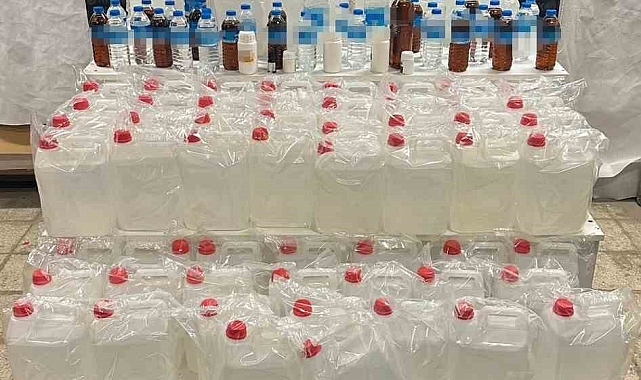 Eskişehir'de Polis kaçak alkol üreten şahsı yaptığı çalışmayla yakaladı