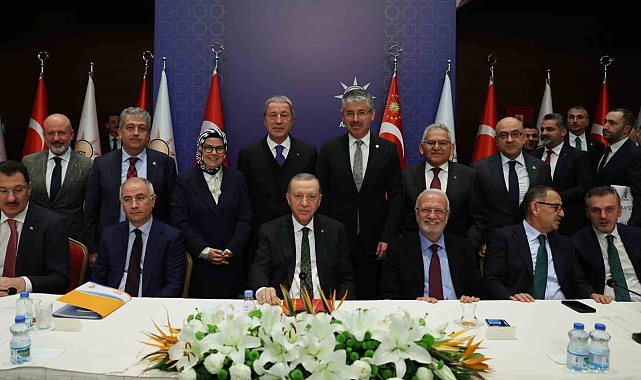 Kayseri Teşkilatı Cumhurbaşkanı Erdoğan ile buluştu